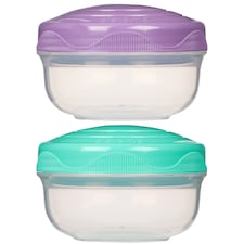 Sistema To Go Portion Pod Food Storage 2 Pack 210ml thumbnail 3