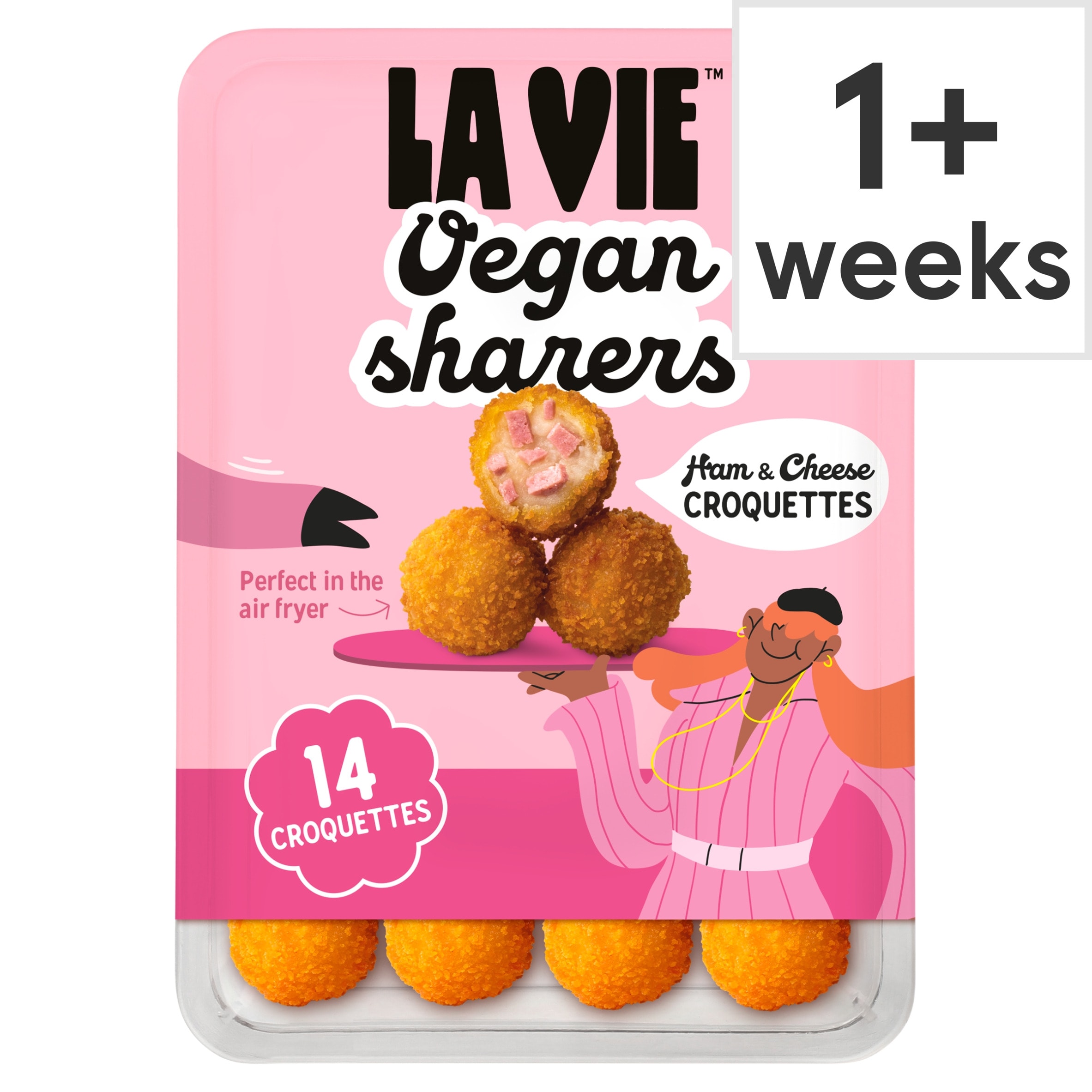 La Vie Vegan Sharers Ham & Cheese Croquettes 140g