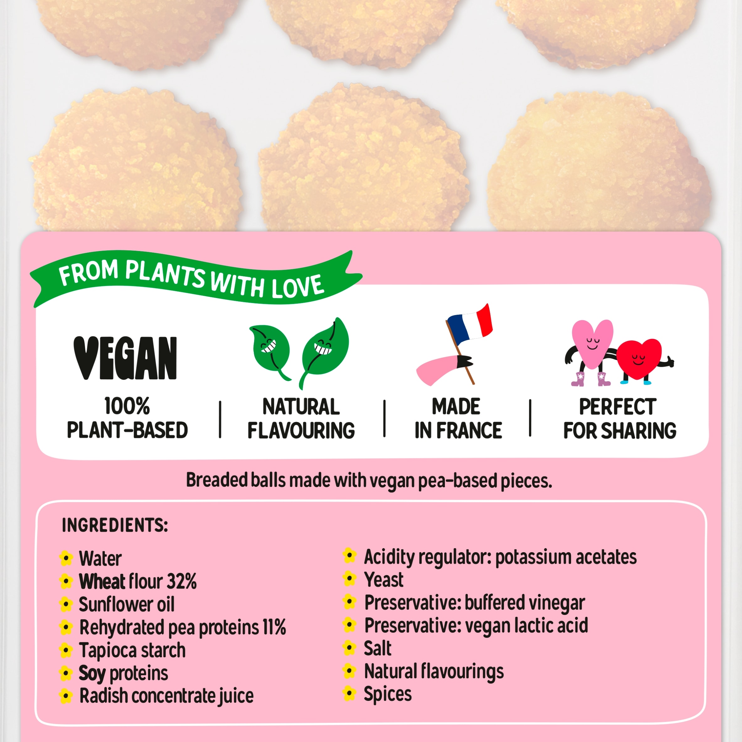 La Vie Vegan Sharers Ham & Cheese Croquettes 140g thumbnail 2