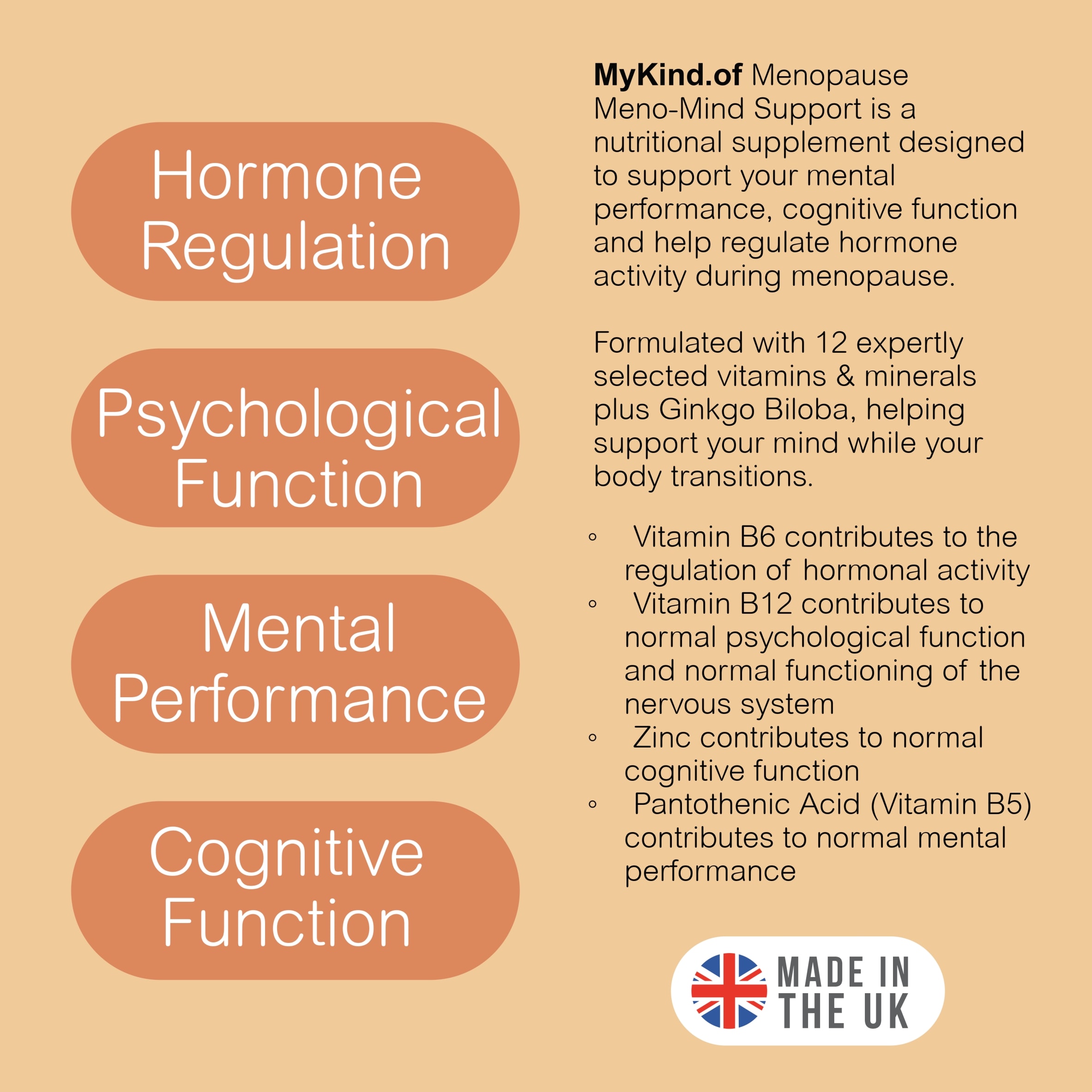 MyKind.of Menopause Meno-Mind Support 30 Capsules thumbnail 3