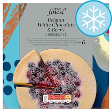 Tesco Finest Belgian White Chocolate & Berry Cheesecake 450g
