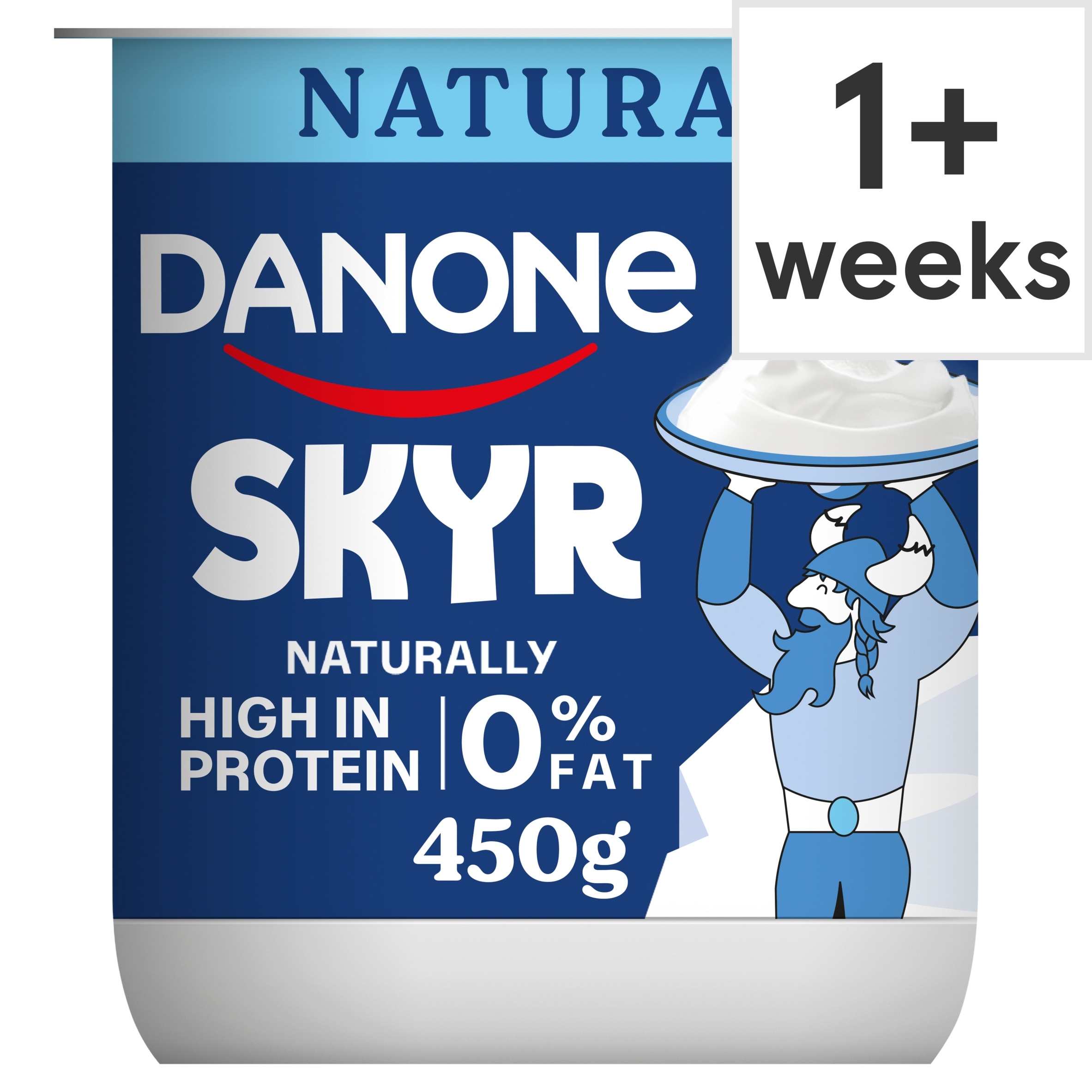 Danone Skyr High Protein 0% Fat Natural Yoghurt