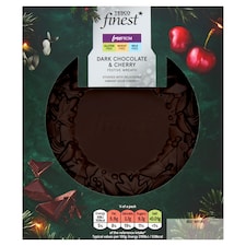 Tesco Finest Free From Dark Chocolate and Cherry Wreath 75g