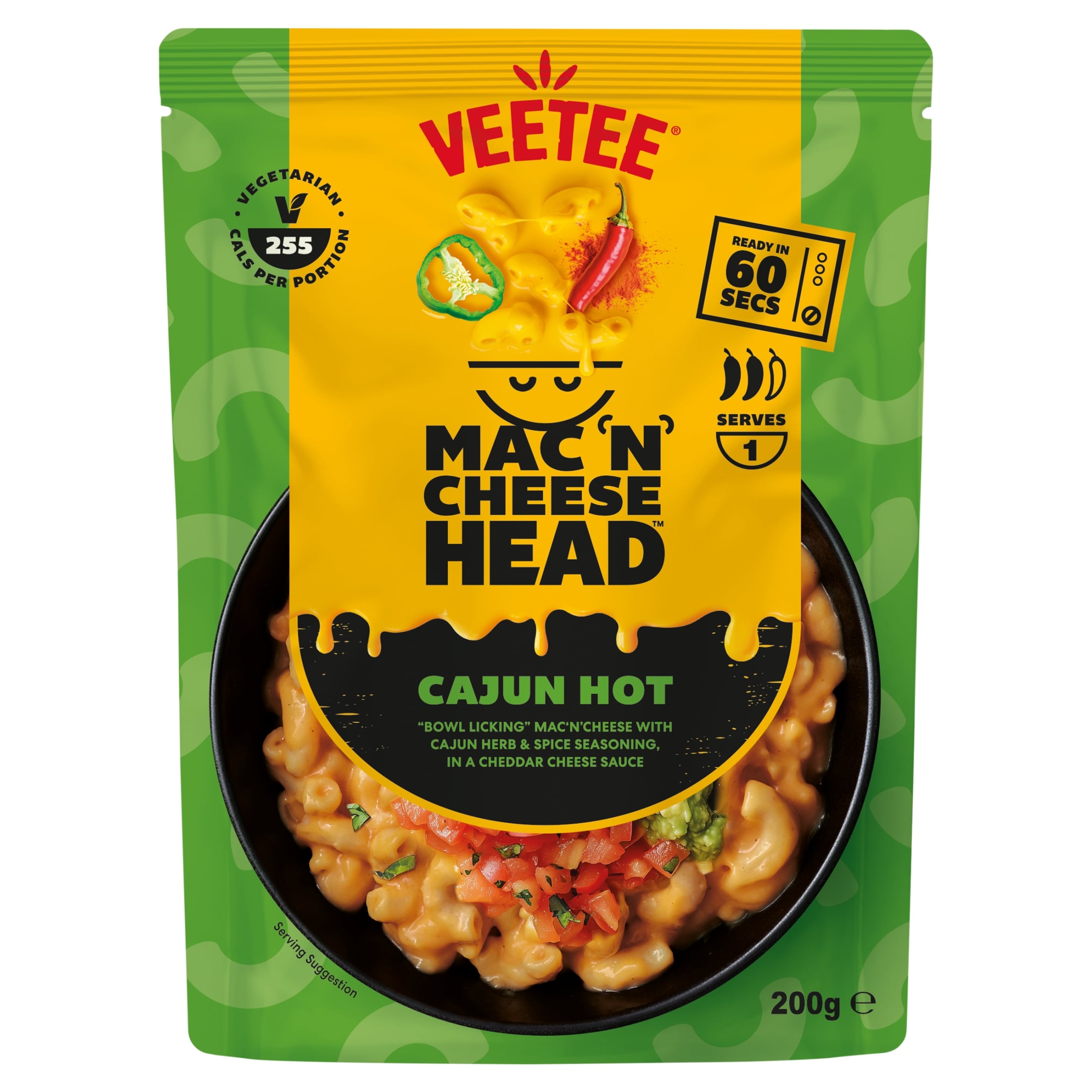 Mac N Cheese Head Cajun Hot 200g  