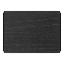 F&F Home Black Wooden Placemat 4pk