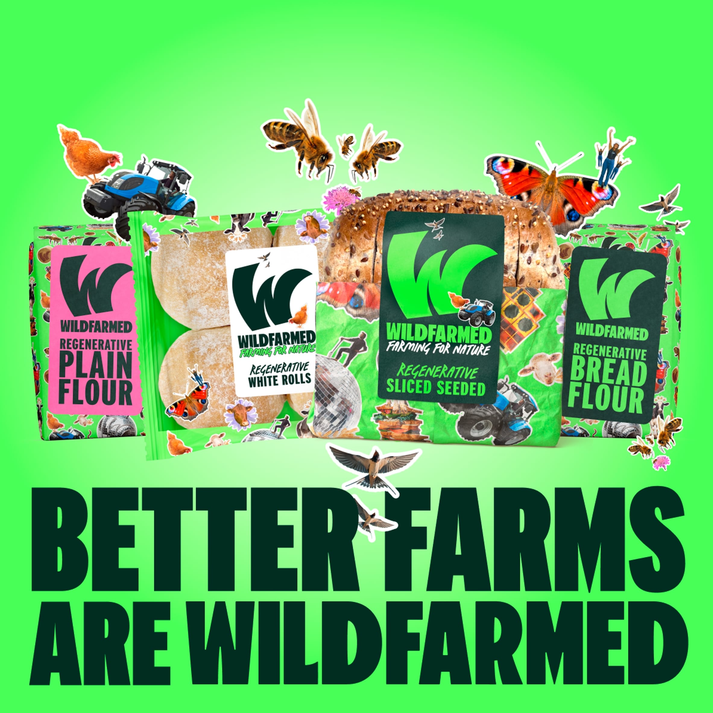 Wildfarmed Plain Flour 1kg thumbnail 5