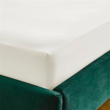 Silentnight Brushed Cream Fitted Sheet Single