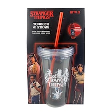 Stranger Things Straw Cup & Syrup Christmas Gift