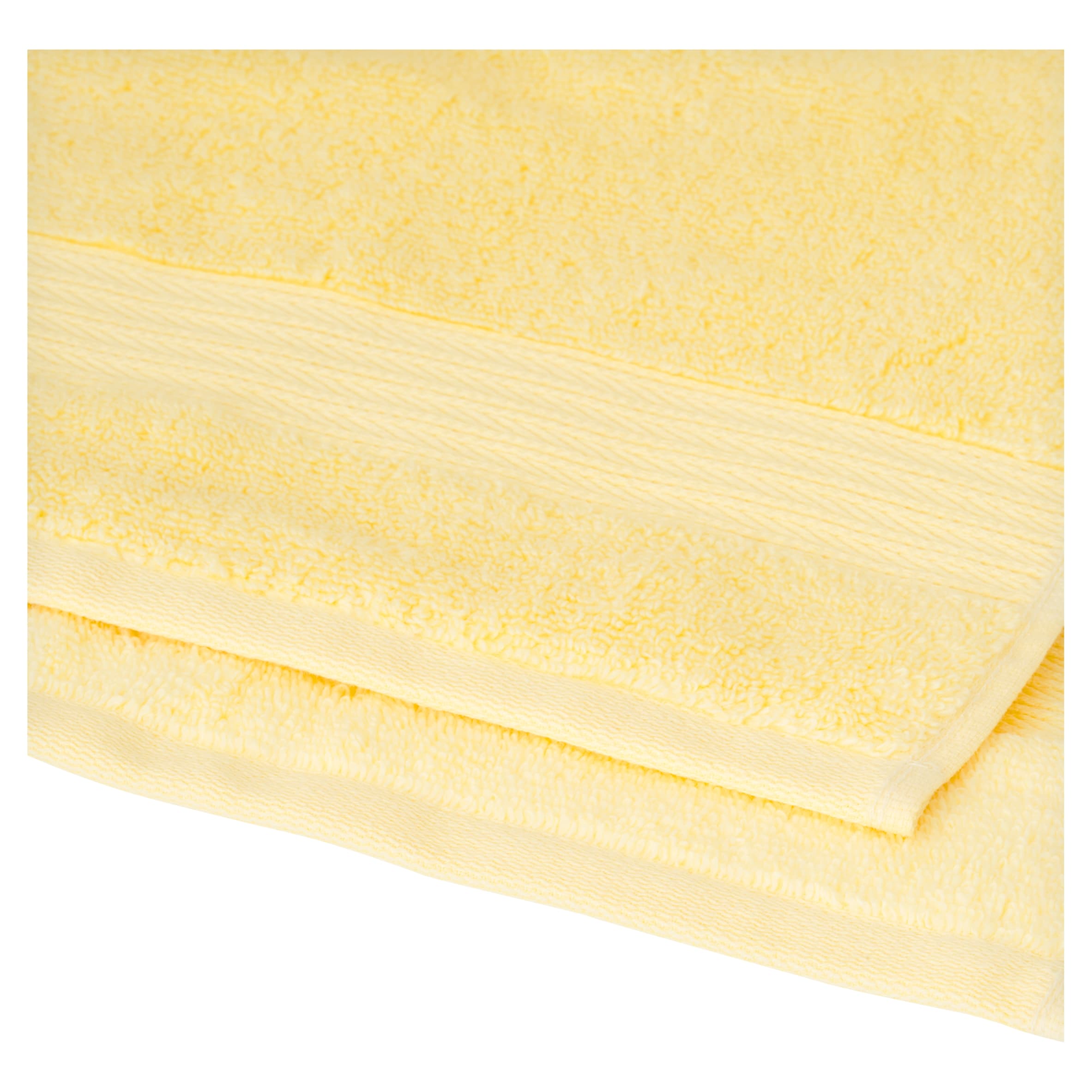 F&F Home Yellow Supersoft Cotton Hand Towel thumbnail 2