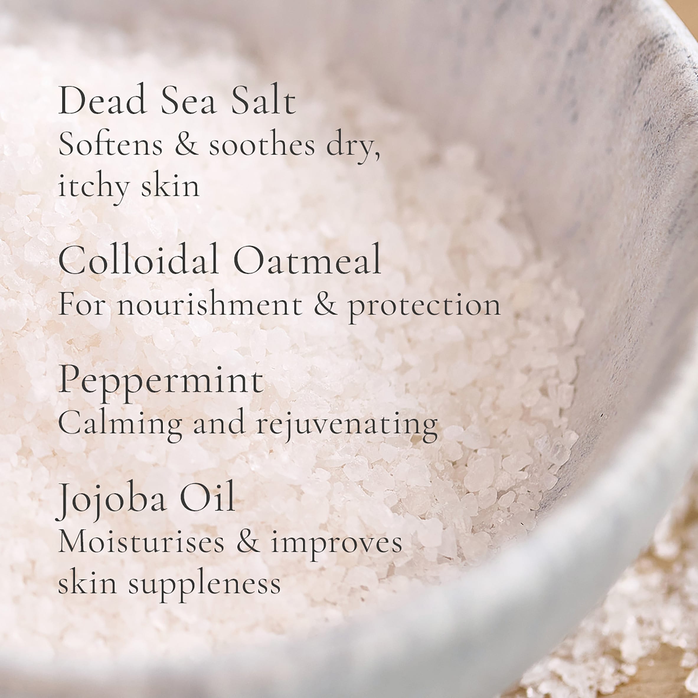 Westlab Dead Sea Foot Soak with Colloidal Oatmeal, Peppermint & Jojoba Oil 450g thumbnail 4