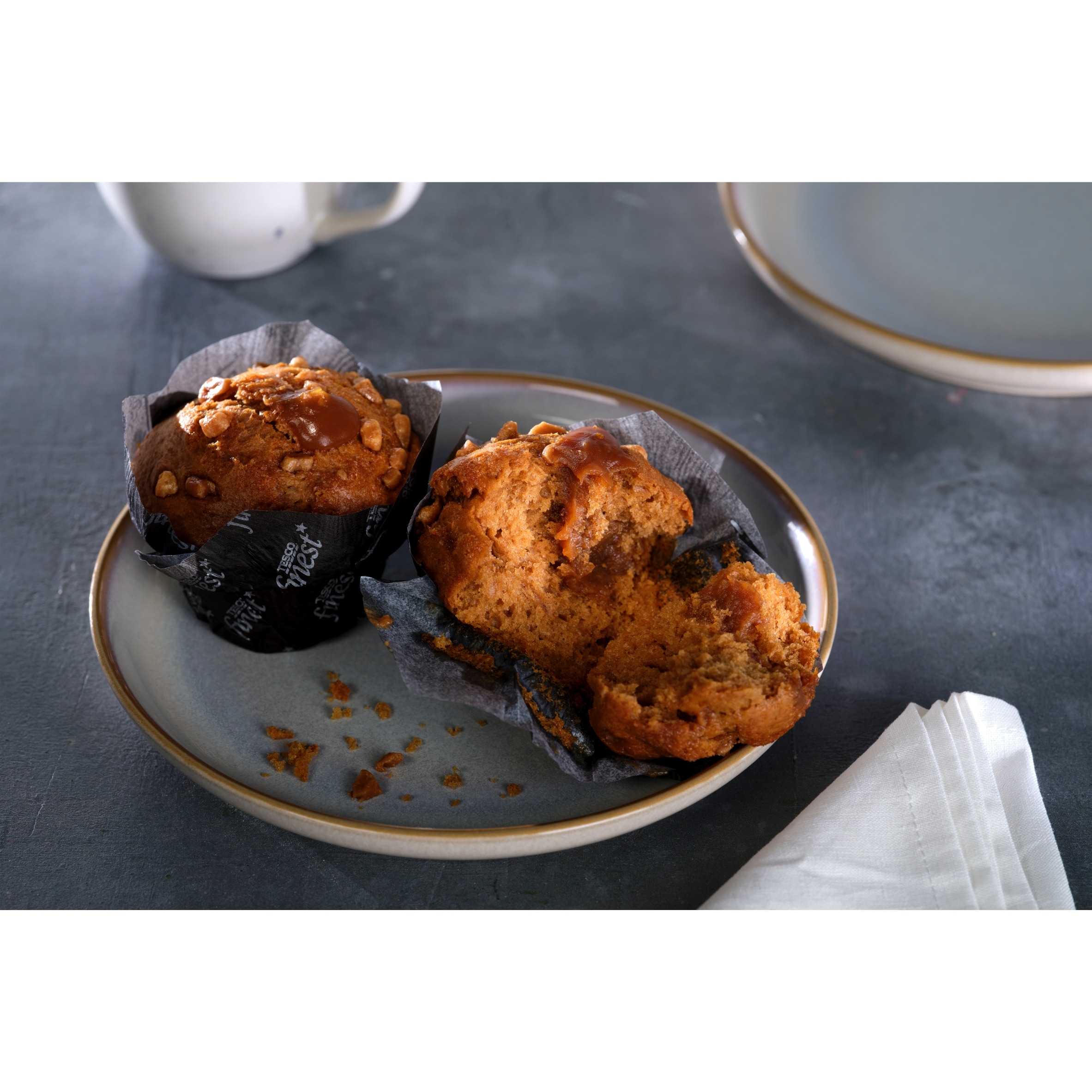 Tesco Finest Sticky Toffee Muffins 2 Pack
