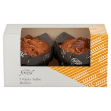 Tesco Finest Sticky Toffee Muffins 2 Pack thumbnail 2