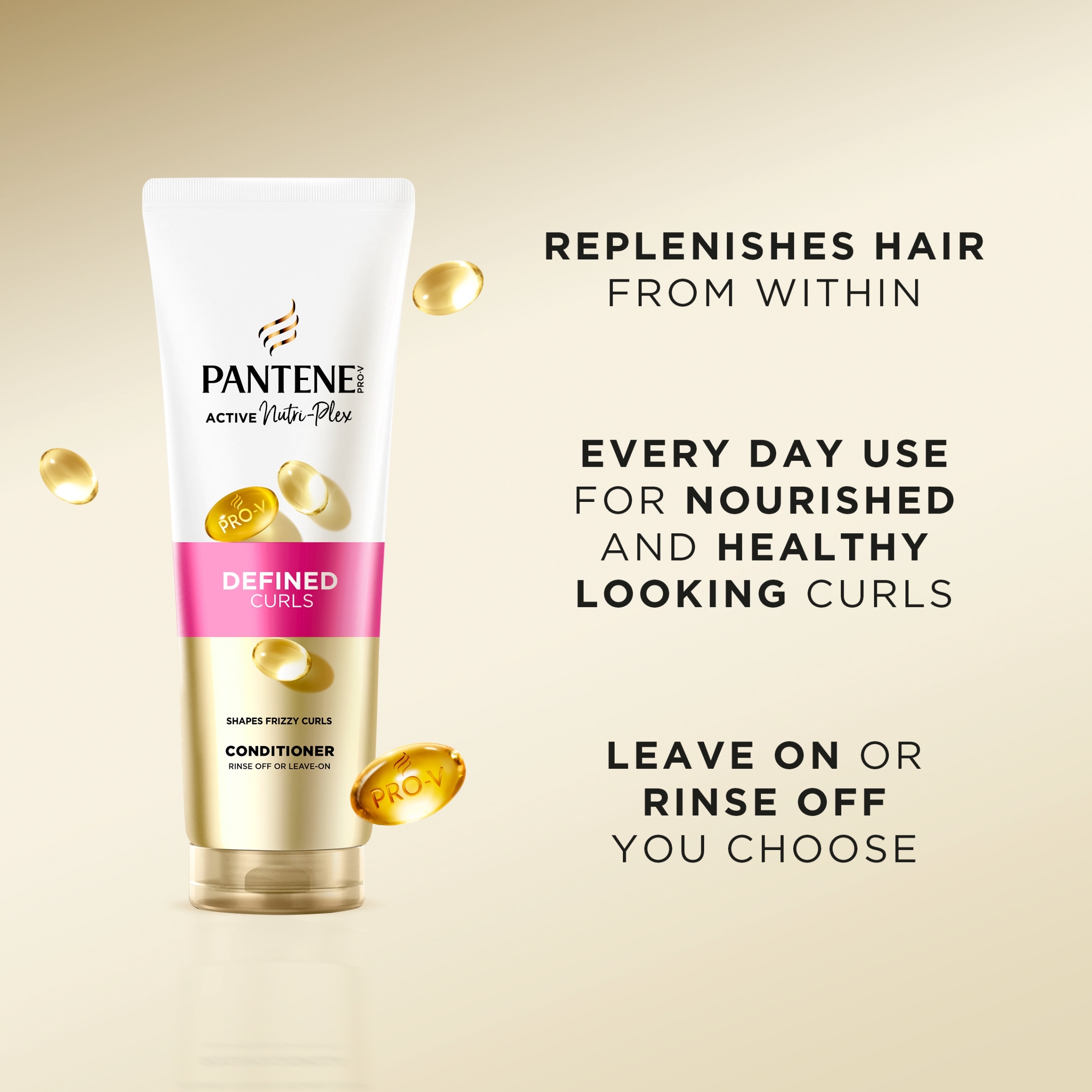 PANTENE ACTIVE NUTRI-PLEX DEFINED CURLS CONDITIONER 350ML thumbnail 3