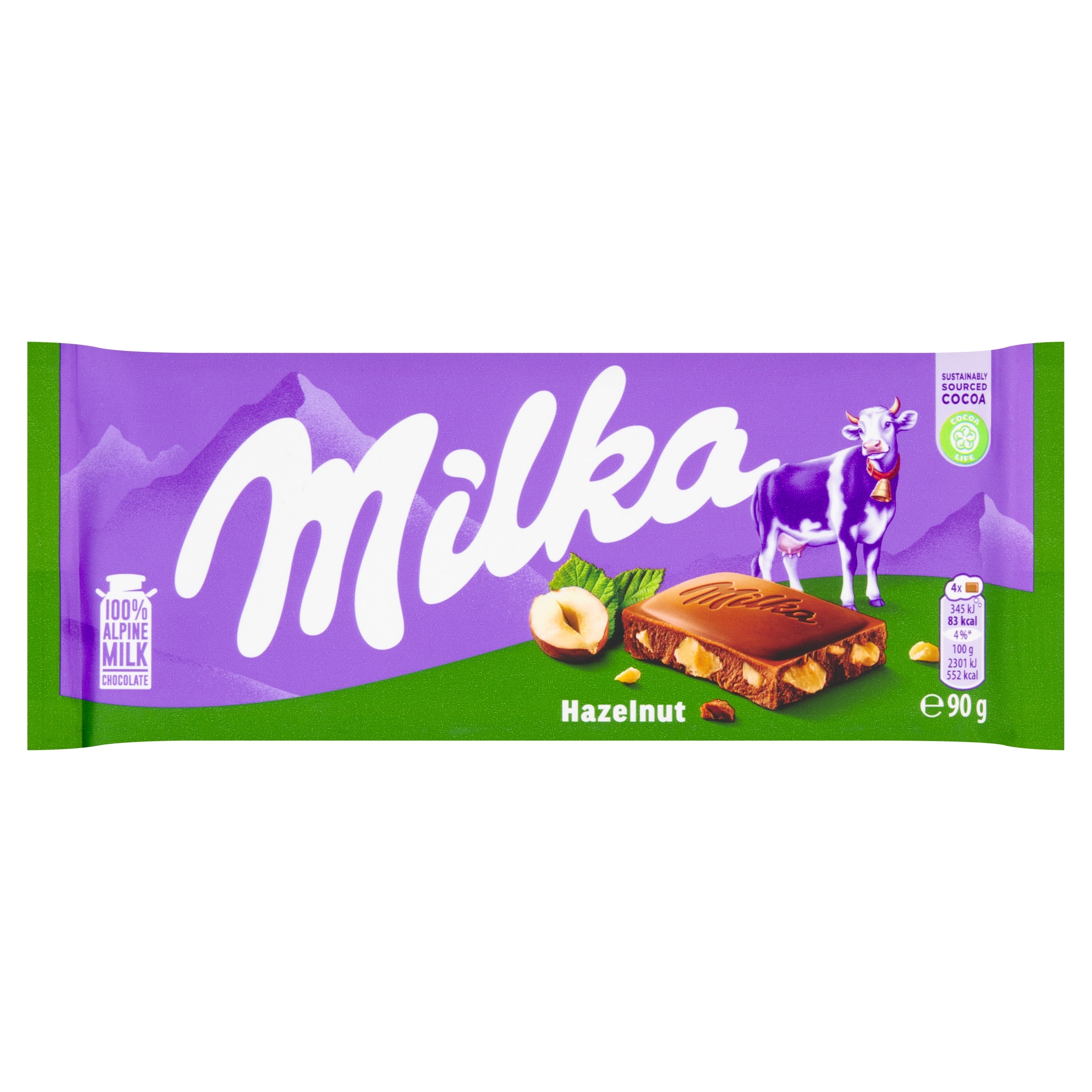 Milka Hazlenut Bar 90g