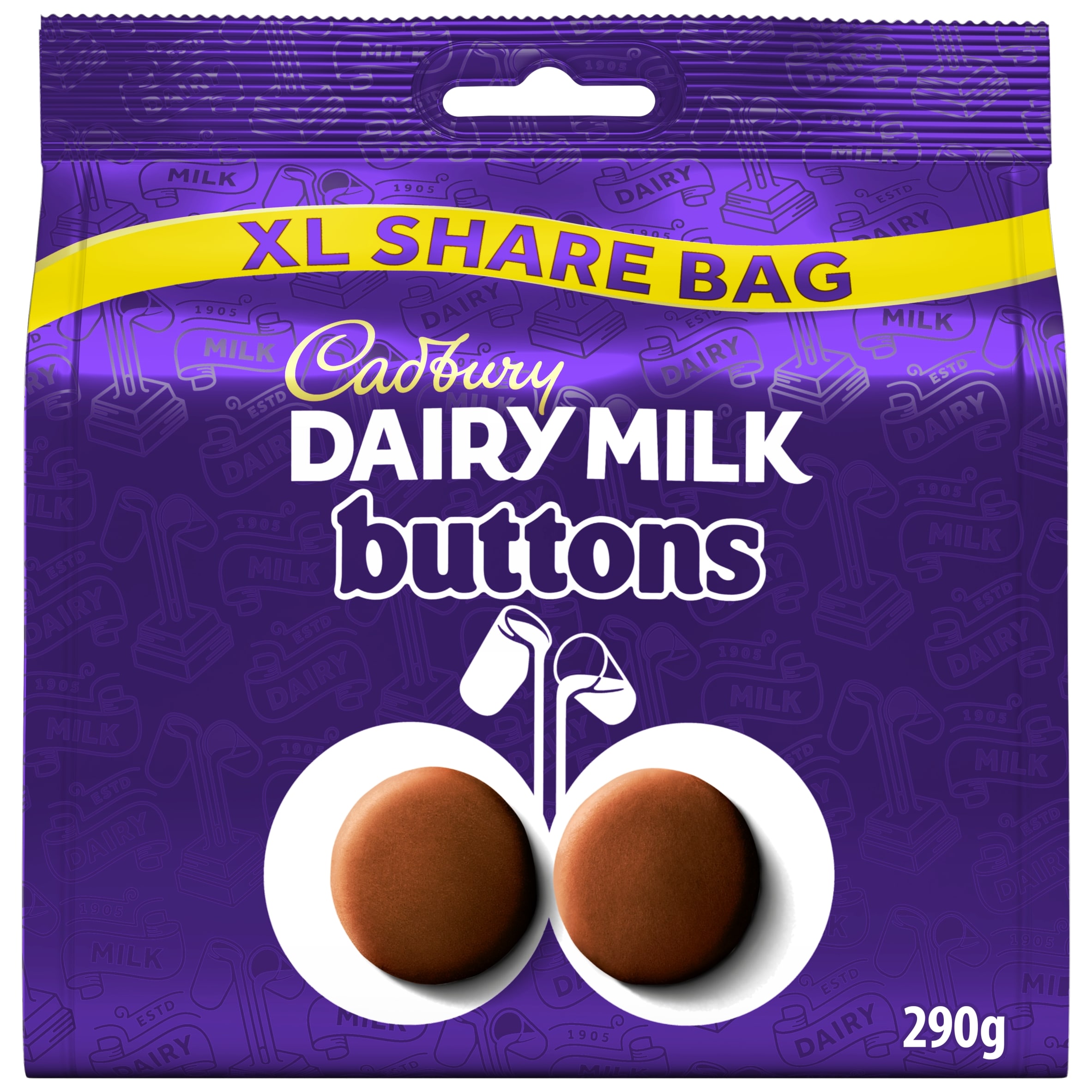 Cadburys Dairy Milk Buttons XL Share Bag 290g