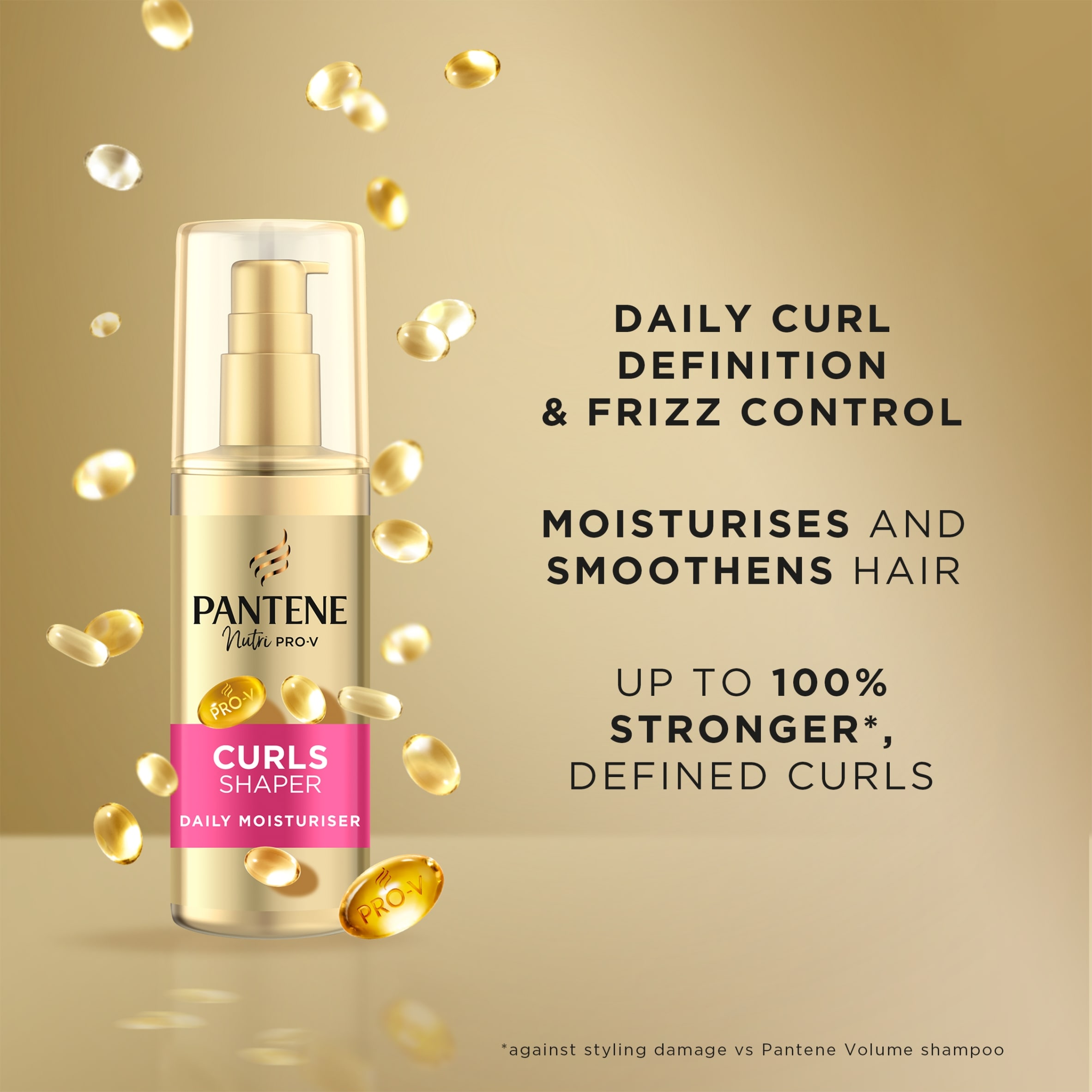 Pantene Nutri Pro - V Curls Shaper Daily Moisturiser 145ml thumbnail 3