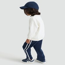 F&F Boys 2-Piece Cotton Rich Another Awesome Day Sweatshirt and Joggers Set in Navy thumbnail 3