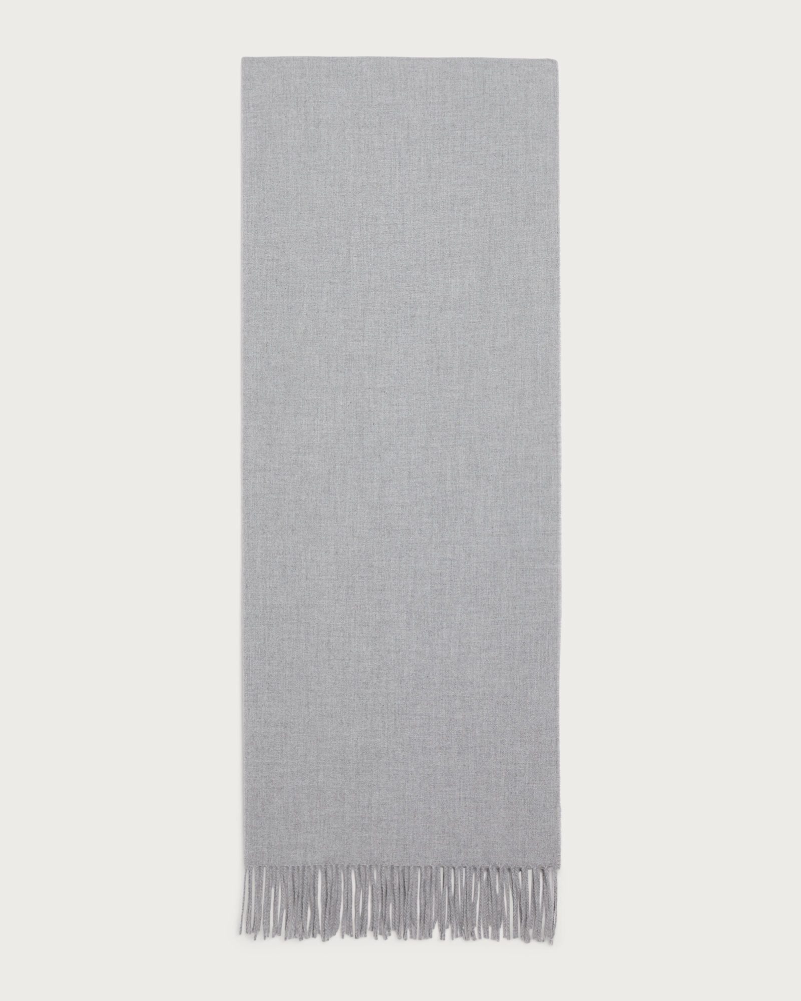 F&F Textured Fringed Scarf in Grey