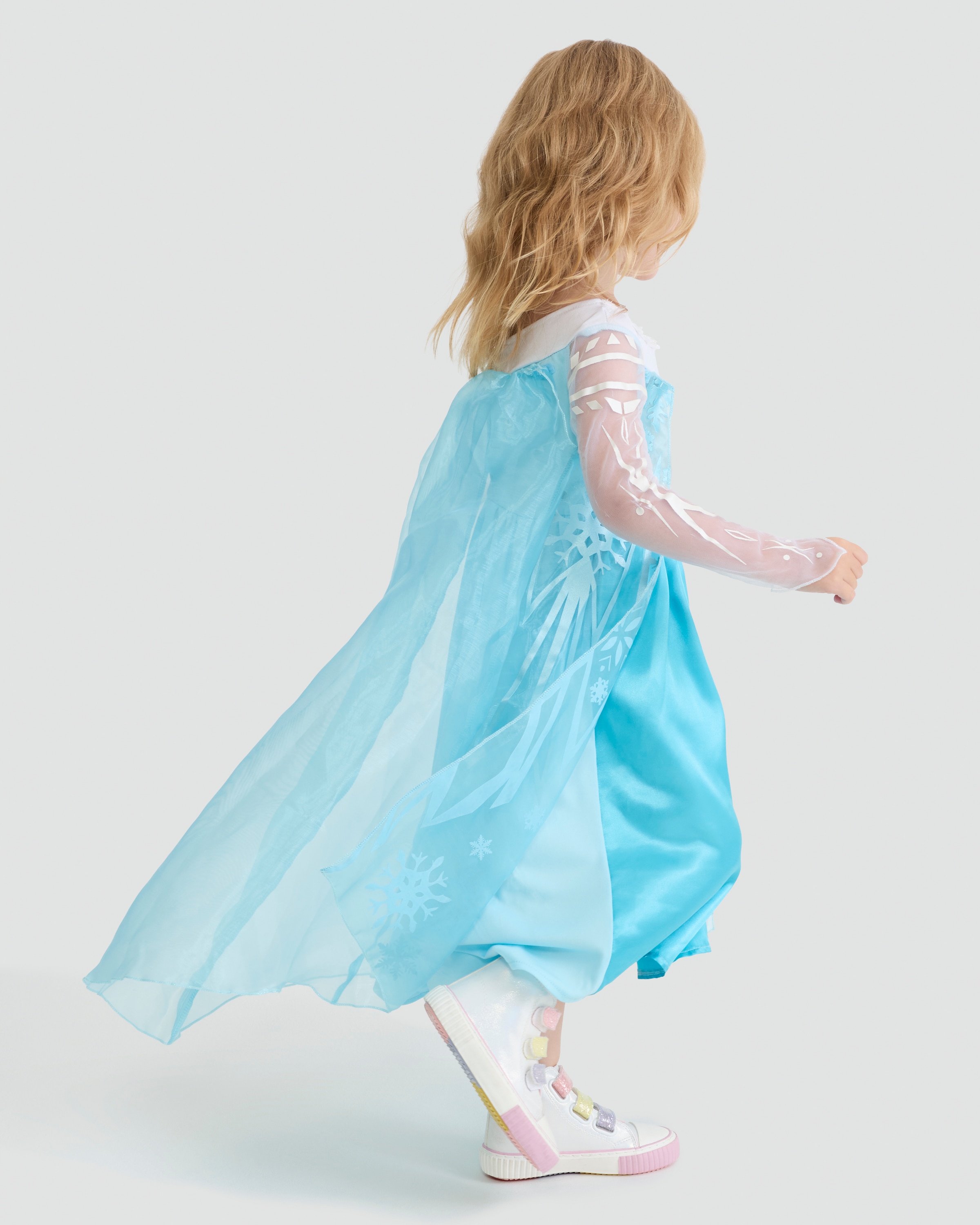 Disney Frozen Elsa Fancy Dress Costume in Blue thumbnail 3