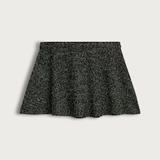 F&F Boucle Textured A Line Co-ord Skirt in Multi Black White thumbnail 4