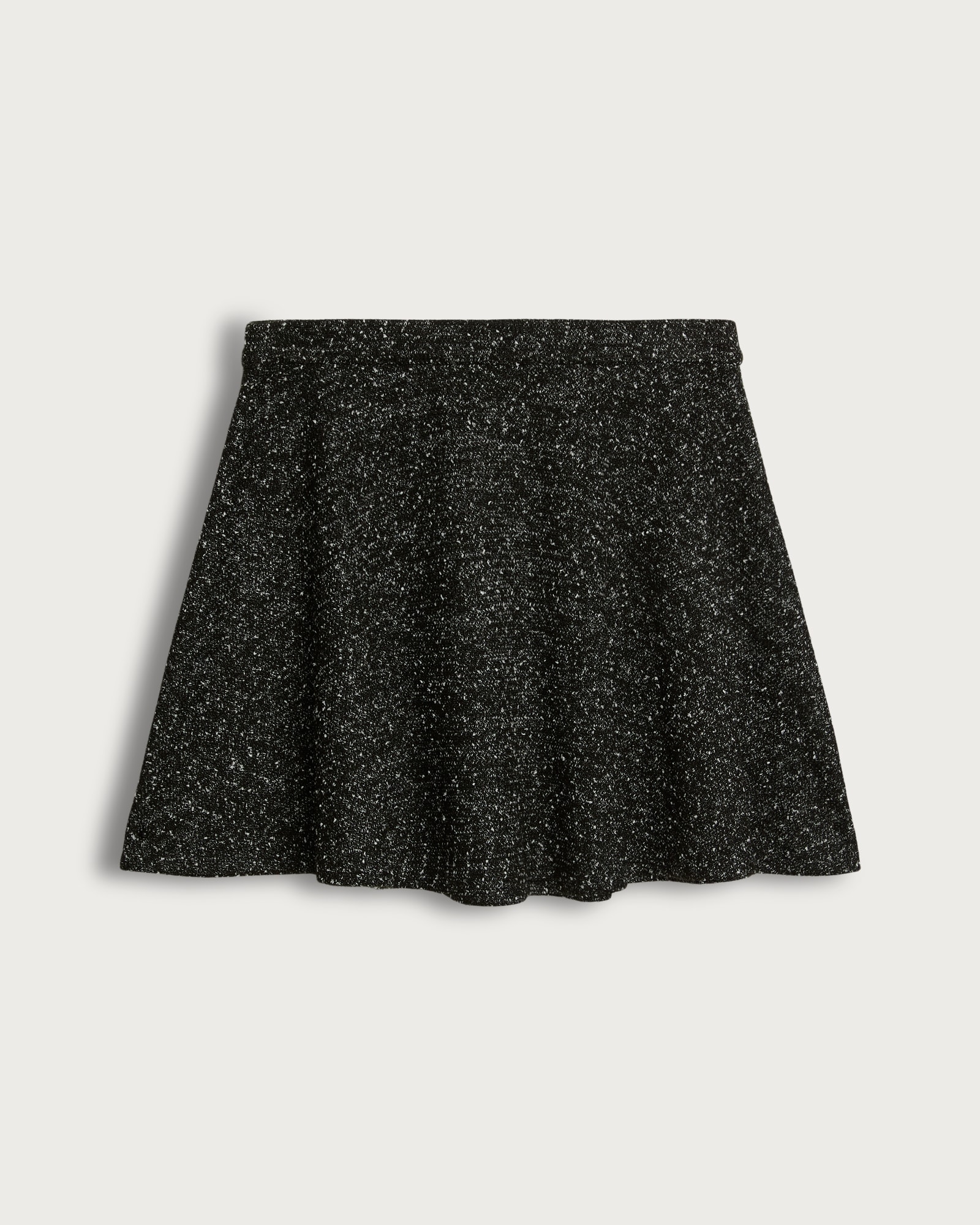 F&F Boucle Textured A Line Co-ord Skirt in Multi Black White thumbnail 4