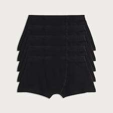 F&F Boys 5-Pack Cotton Rich Trunks in Black
