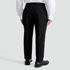 F&F Tailored Fit Tuxedo Trousers in Black thumbnail 3
