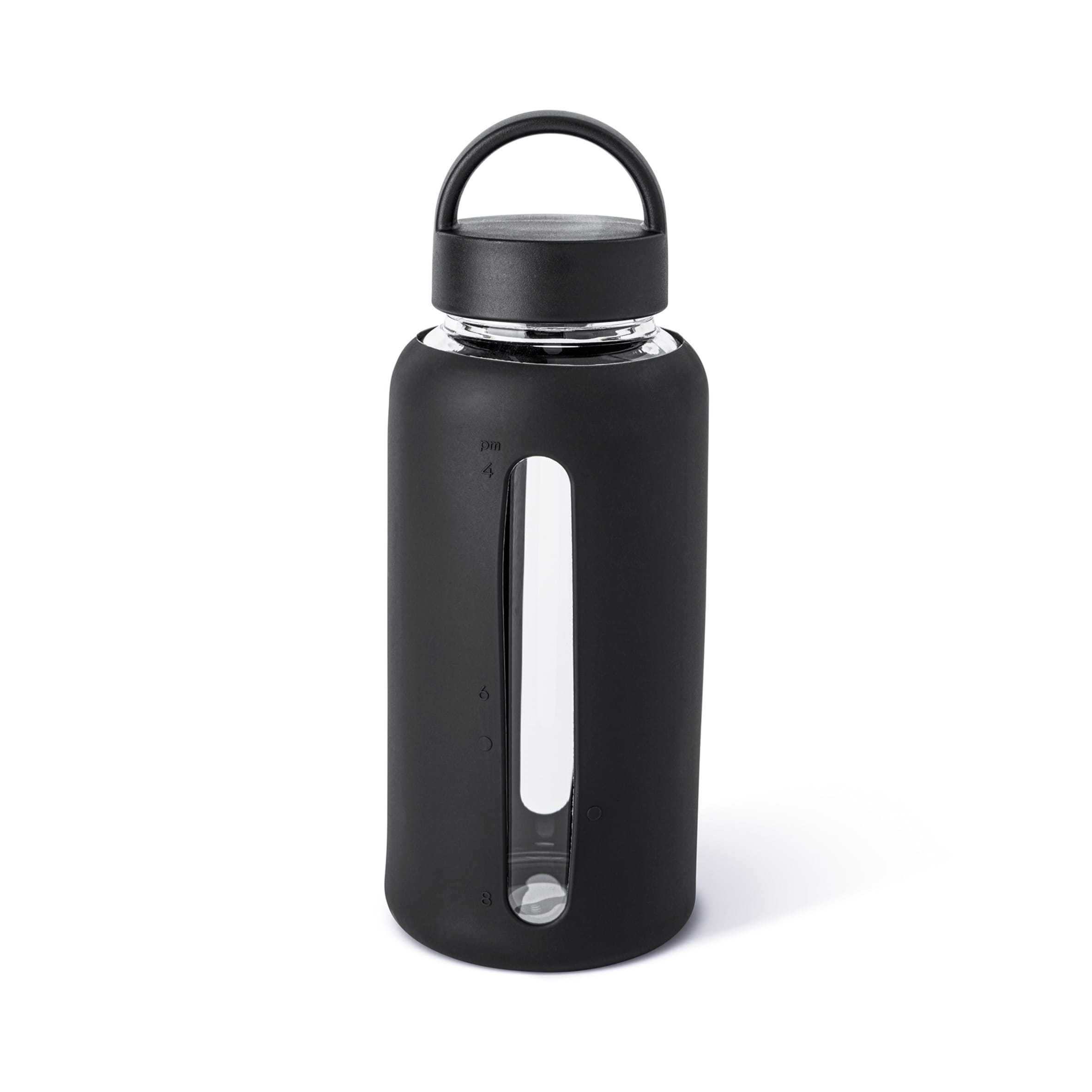 Core Kitchen Black Glass Water Bottle Tumbler 798ml thumbnail 4