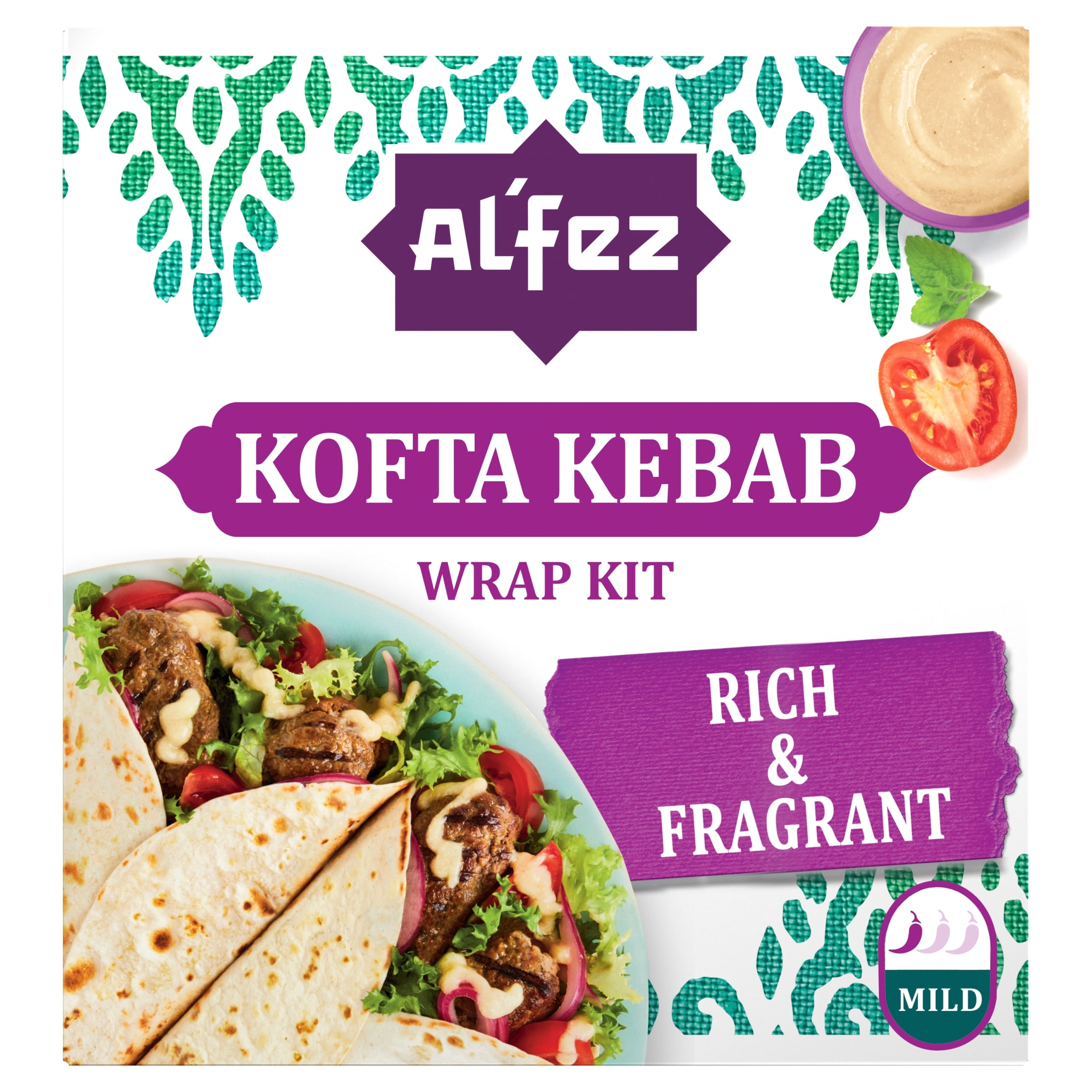 Al'Fez Kofta Kebab Wrap Kit 410g thumbnail 2