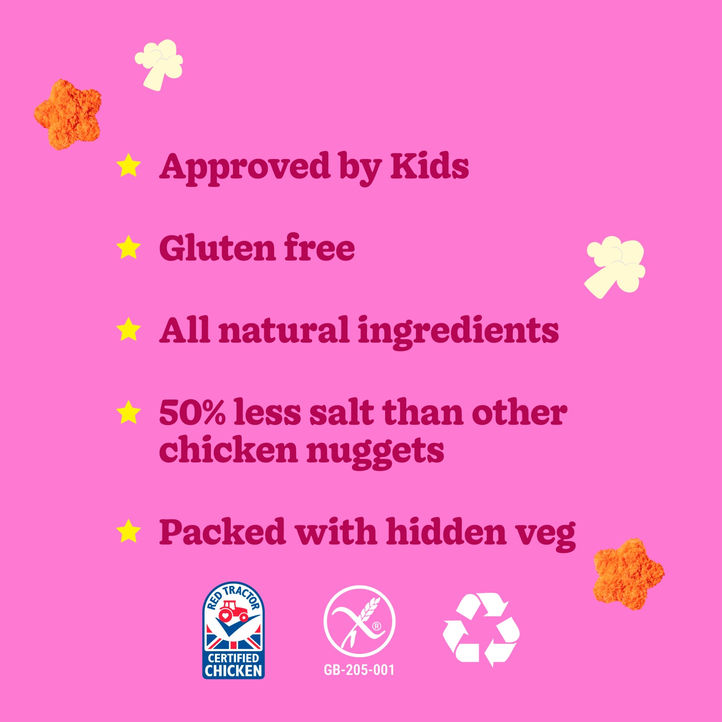 Little Dish Superstars Chicken Nuggets with Hidden Veg 300g thumbnail 2