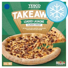 Tesco Takeaway Loaded Lasagne Classic Crust Pizza 443g