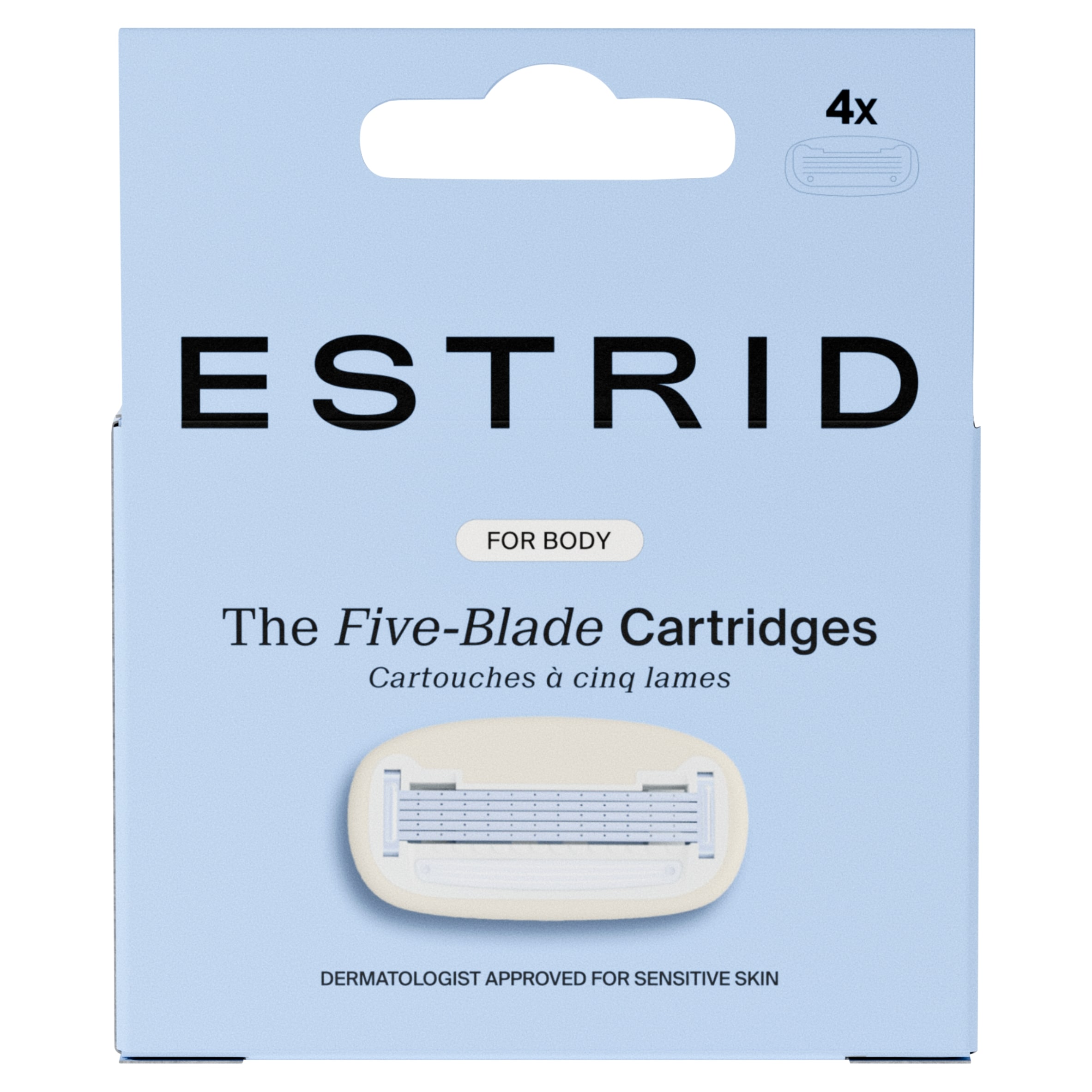 ESTRID BODY Five Blade Cartridges 4 pack
