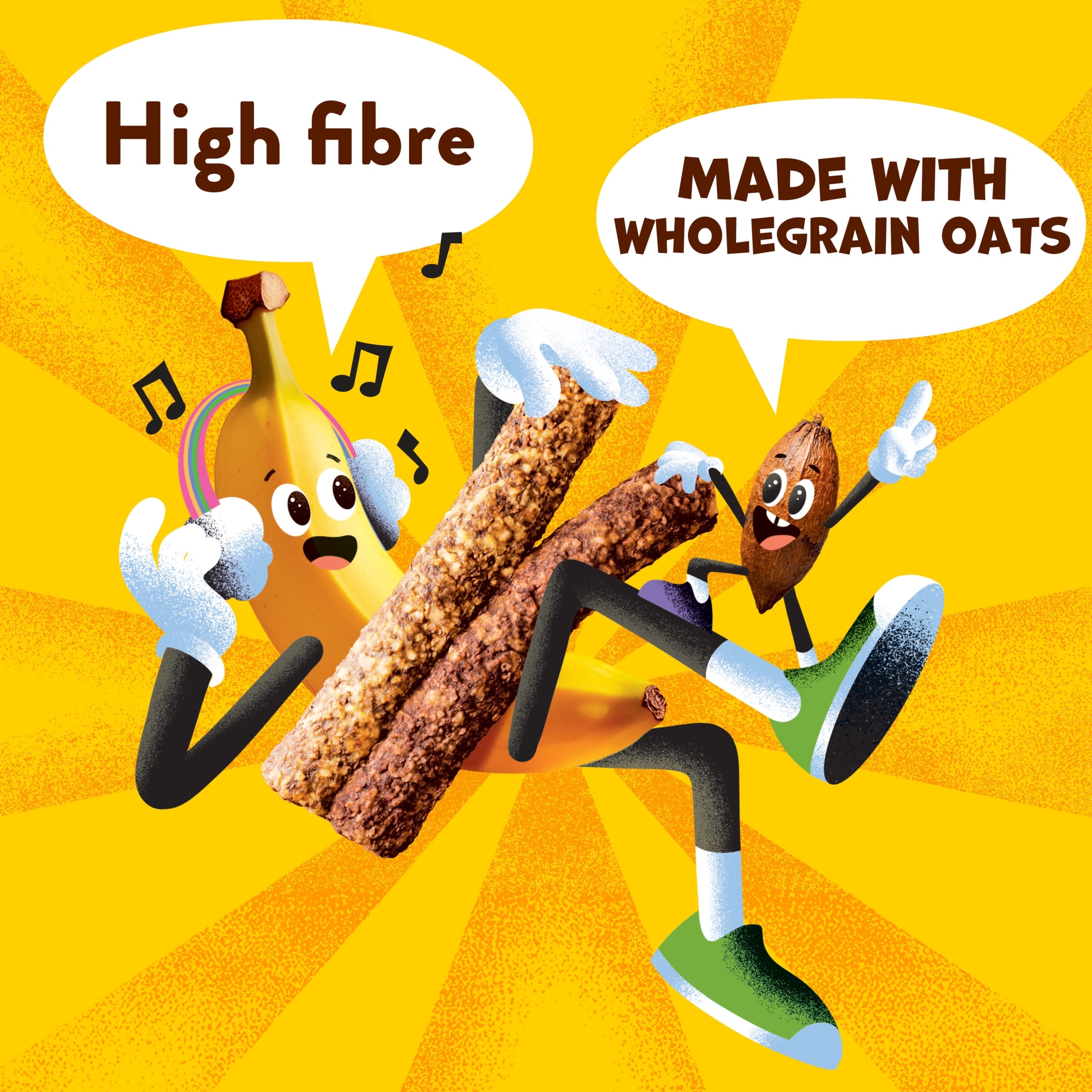 Goodies Choco Banana Oat Sticks 5x23g thumbnail 3
