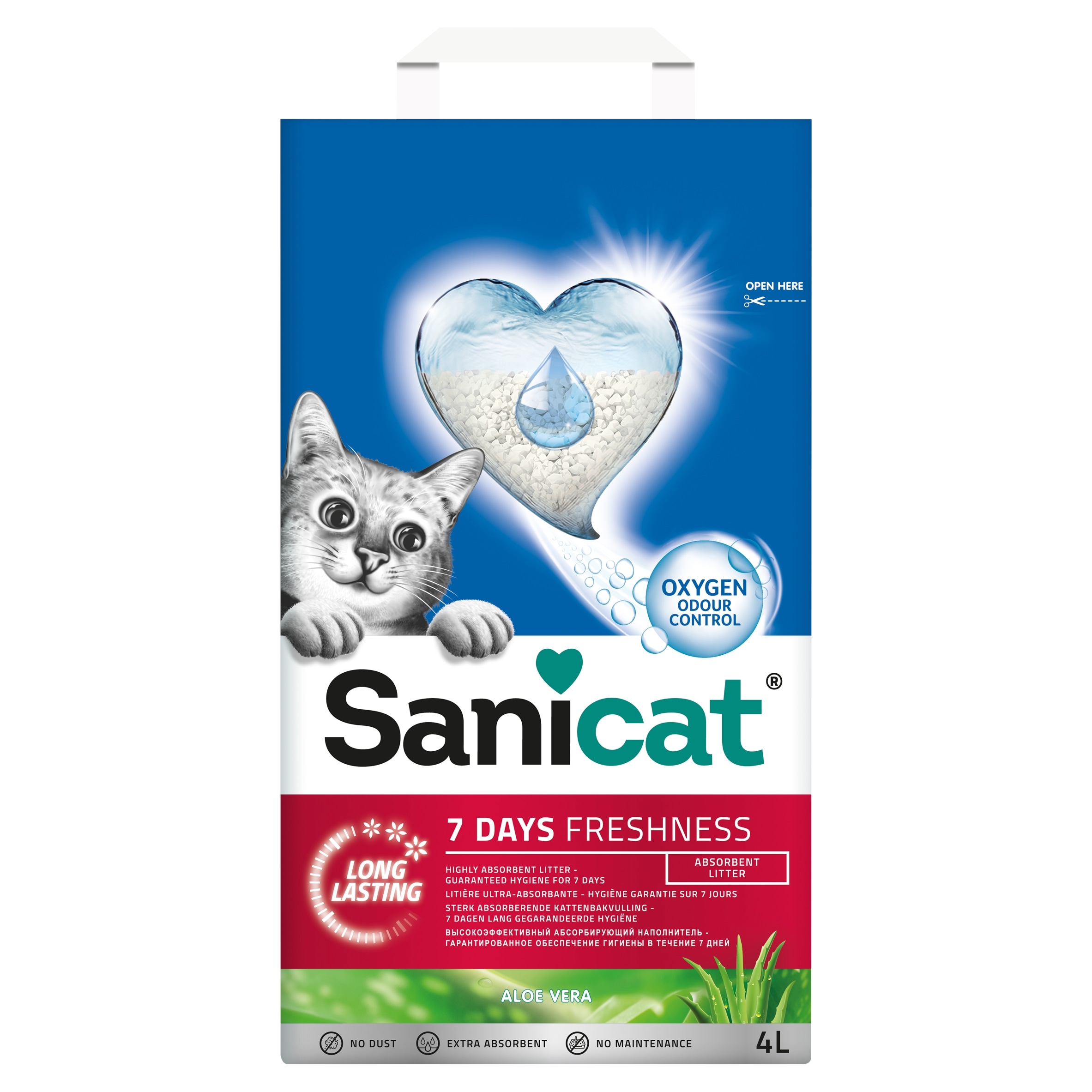 Sanicat 7 days freshness aloe vera 4L