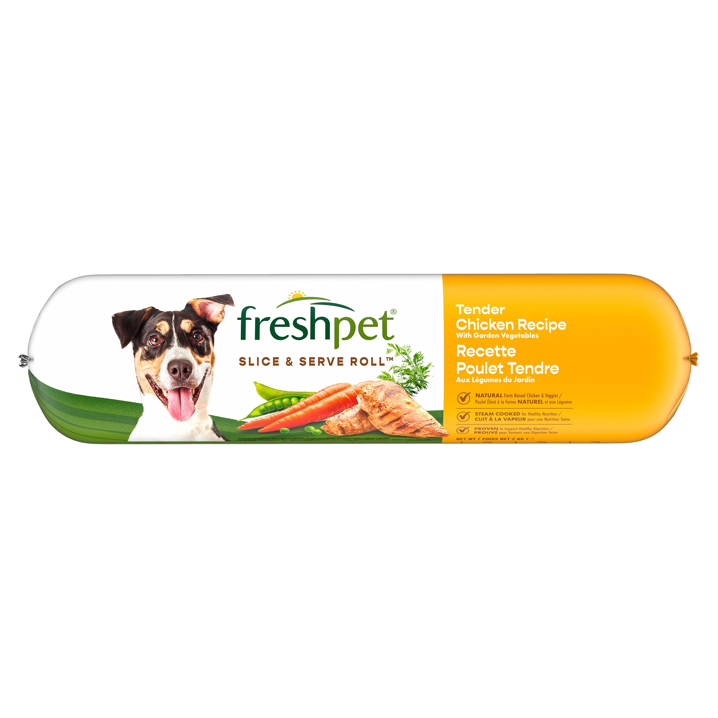 Freshpet Tender Chicken with Peas & Carrots Fresh Dog Food Roll 2kg