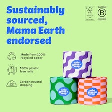 Who Gives A Crap Classic Soft Toilet Tissue 6 Mega Rolls thumbnail 2