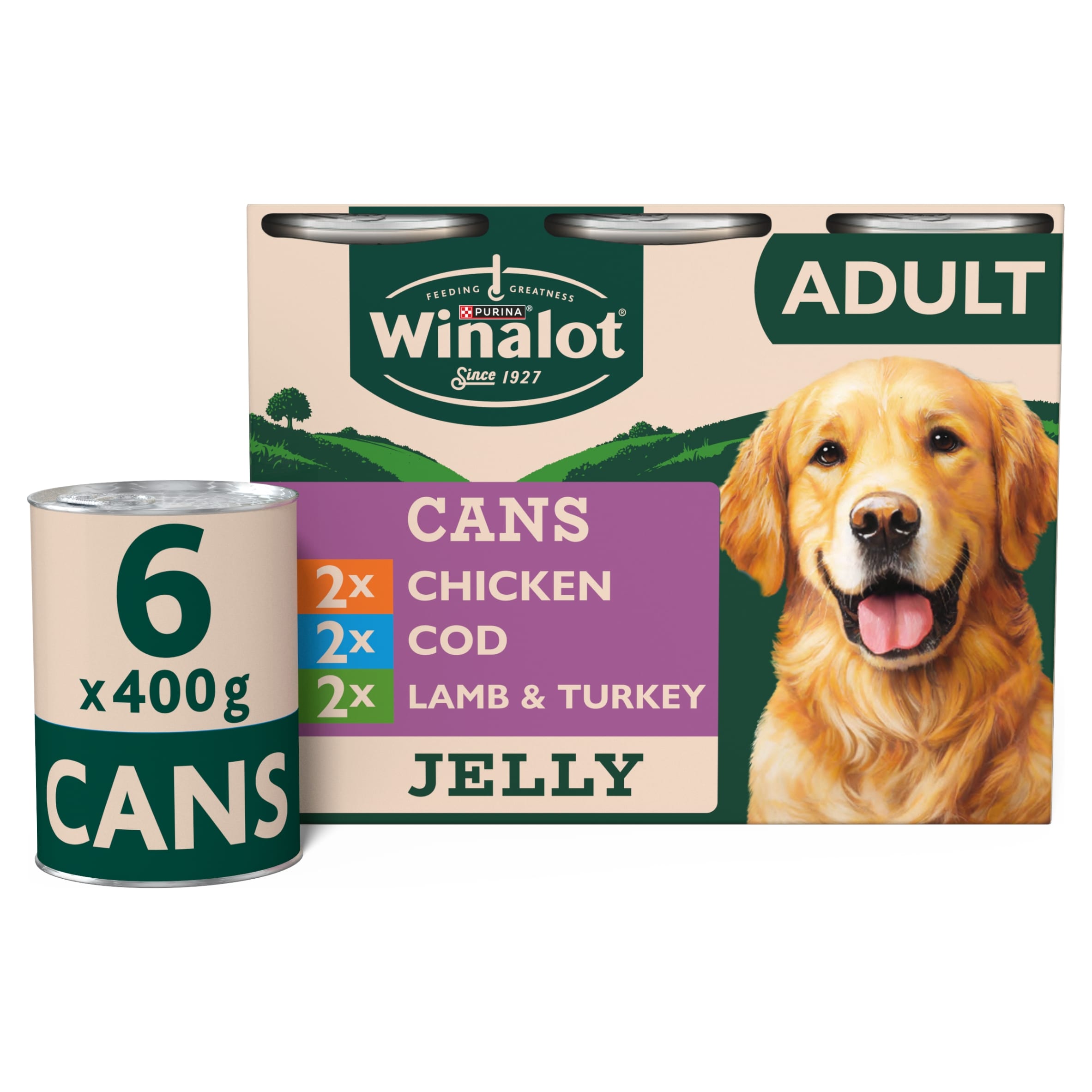 Winalot Classics Mixed in Jelly Wet Dog Food Can