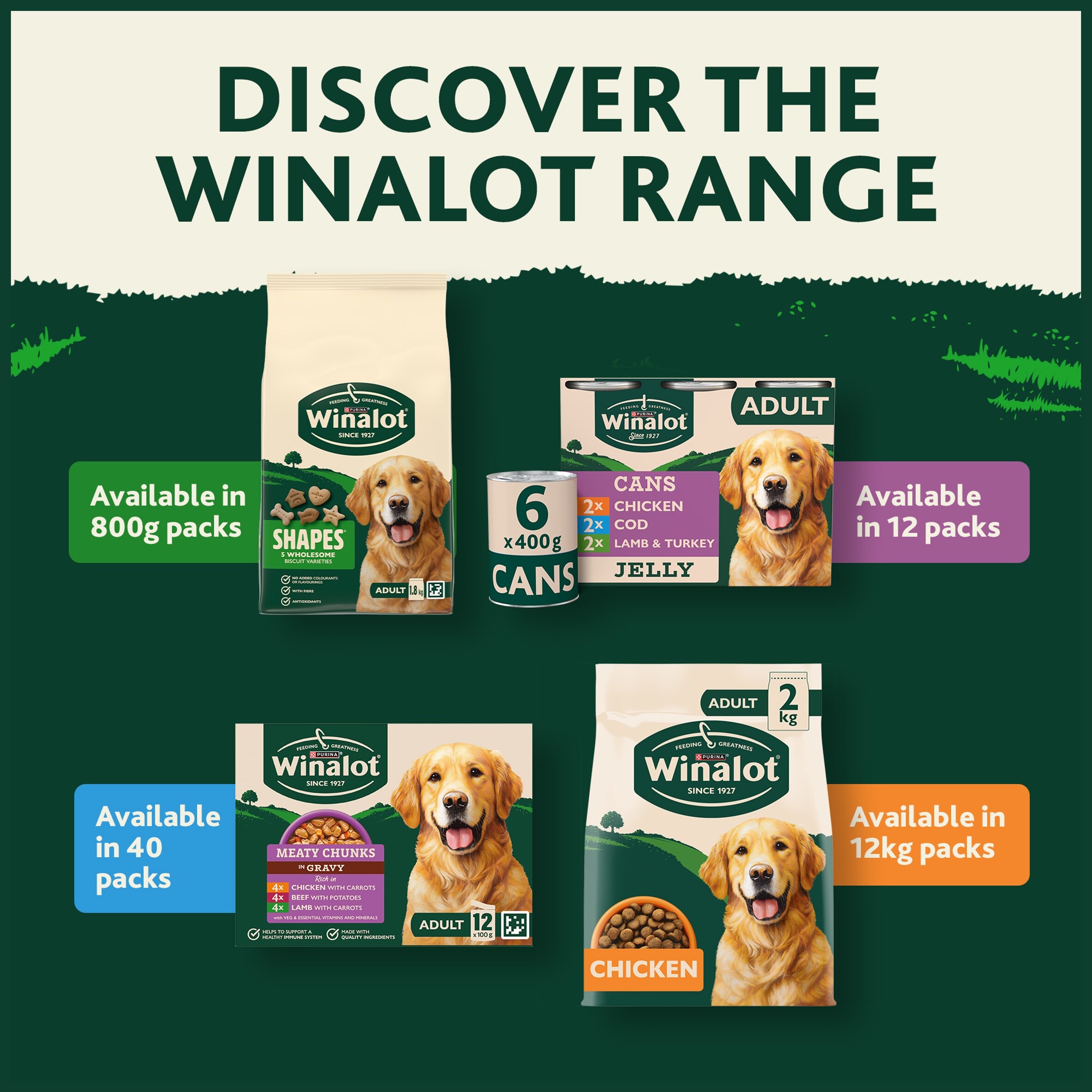 WINALOT® Classics Mixed in Jelly Wet Dog Food 6x400g thumbnail 6