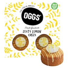 OGGS Zesty Lemon Cakes 4pk