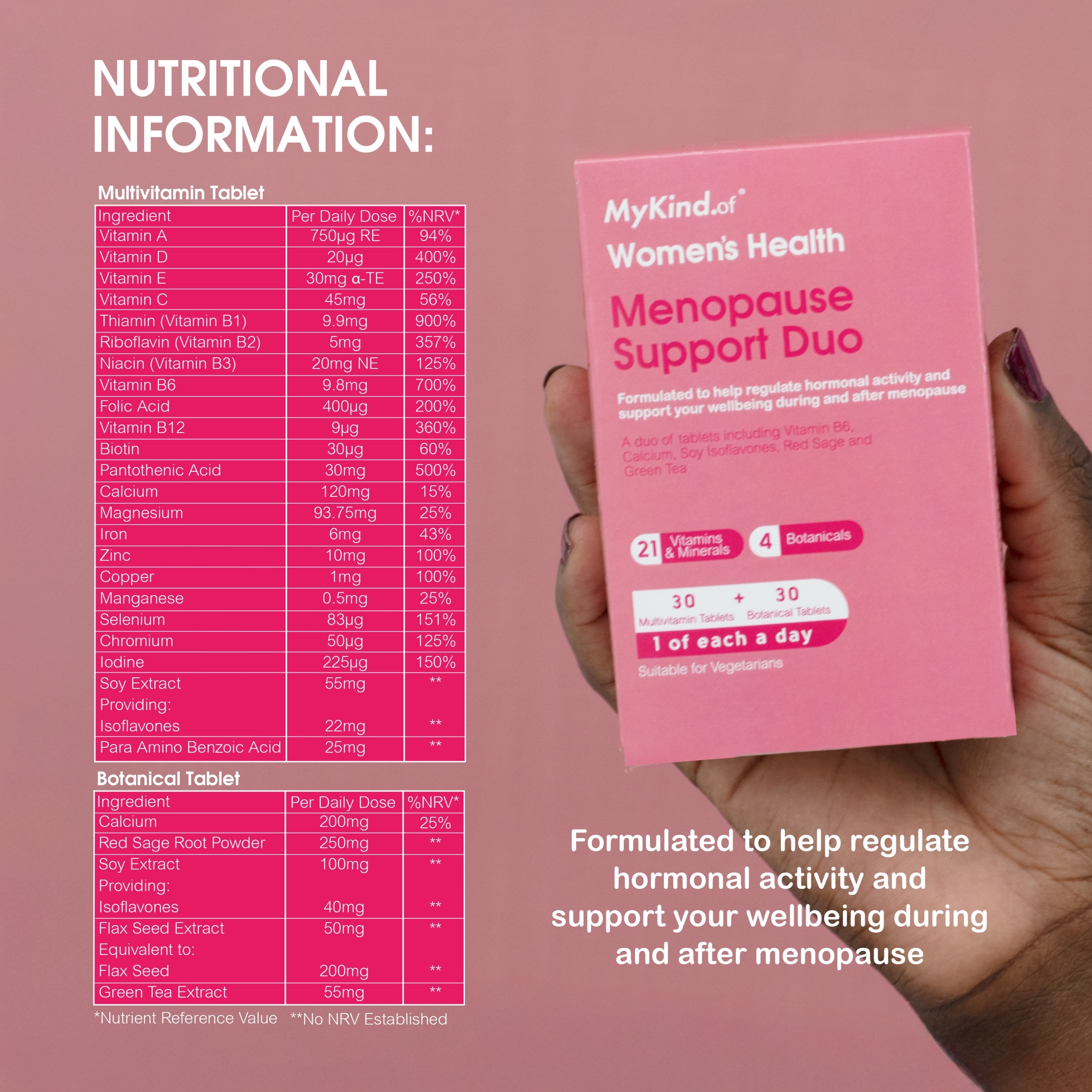 MyKind.of Menopause Support Duo  30+30 Tablets thumbnail 4