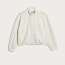 F&F Active High Neck Jacket in Cream thumbnail 4