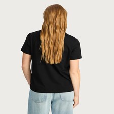 Fleetwood Mac Pure Cotton Slogan T-Shirt in Black thumbnail 3