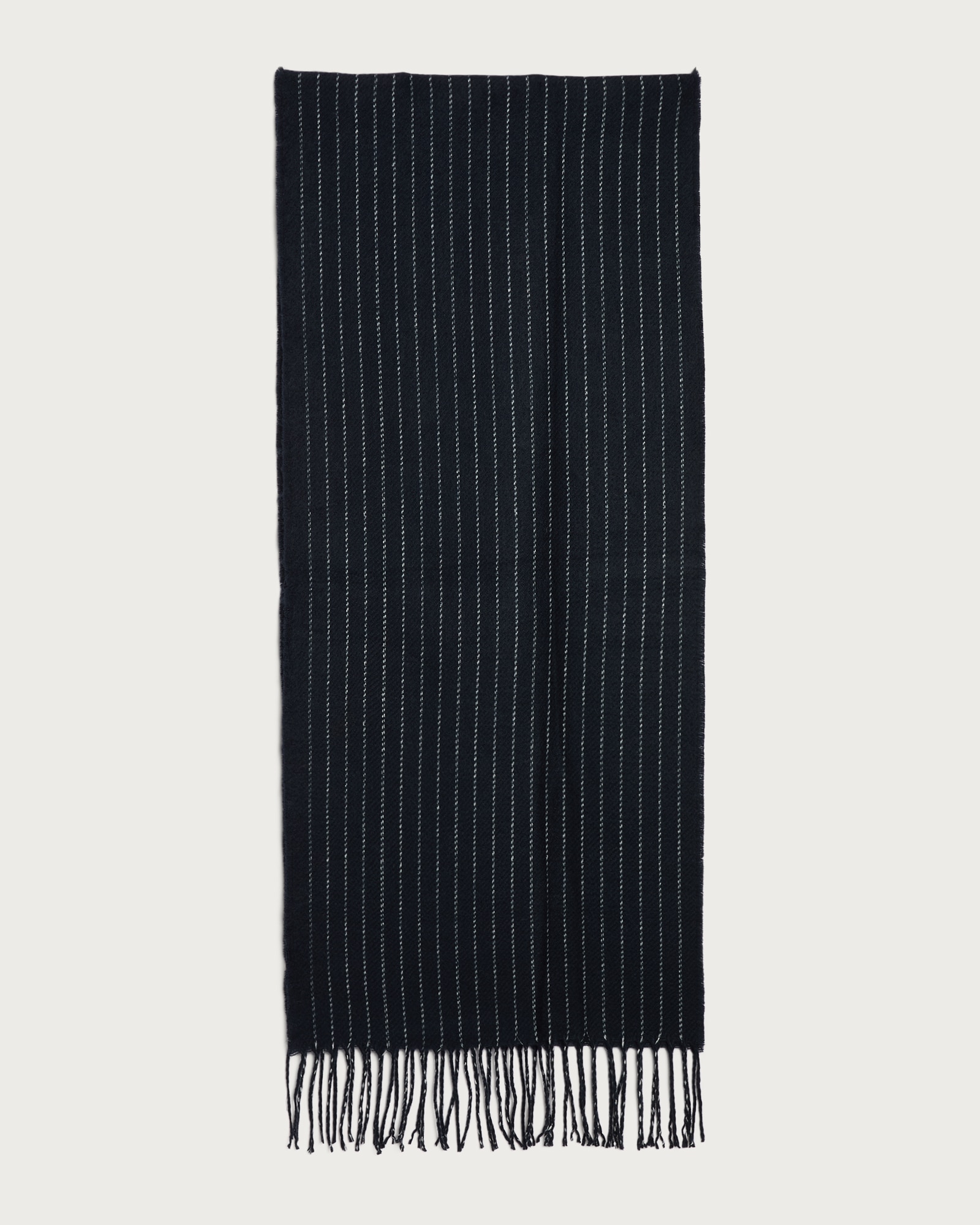 F&F Pinstripe Scarf in Navy