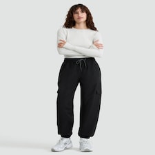 F&F Active Waterproof Drawstring Trousers in Black