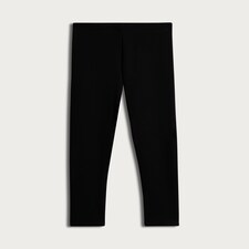 F&F Girls fleece Lined Leggings in Black thumbnail 4