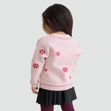 Bluey Seasonal Fun Print Knitted Jumper in Pink thumbnail 3