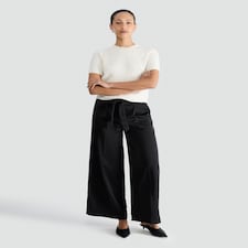 F&F Textured Pearl Embellished Jumper with Wool in Cream thumbnail 2