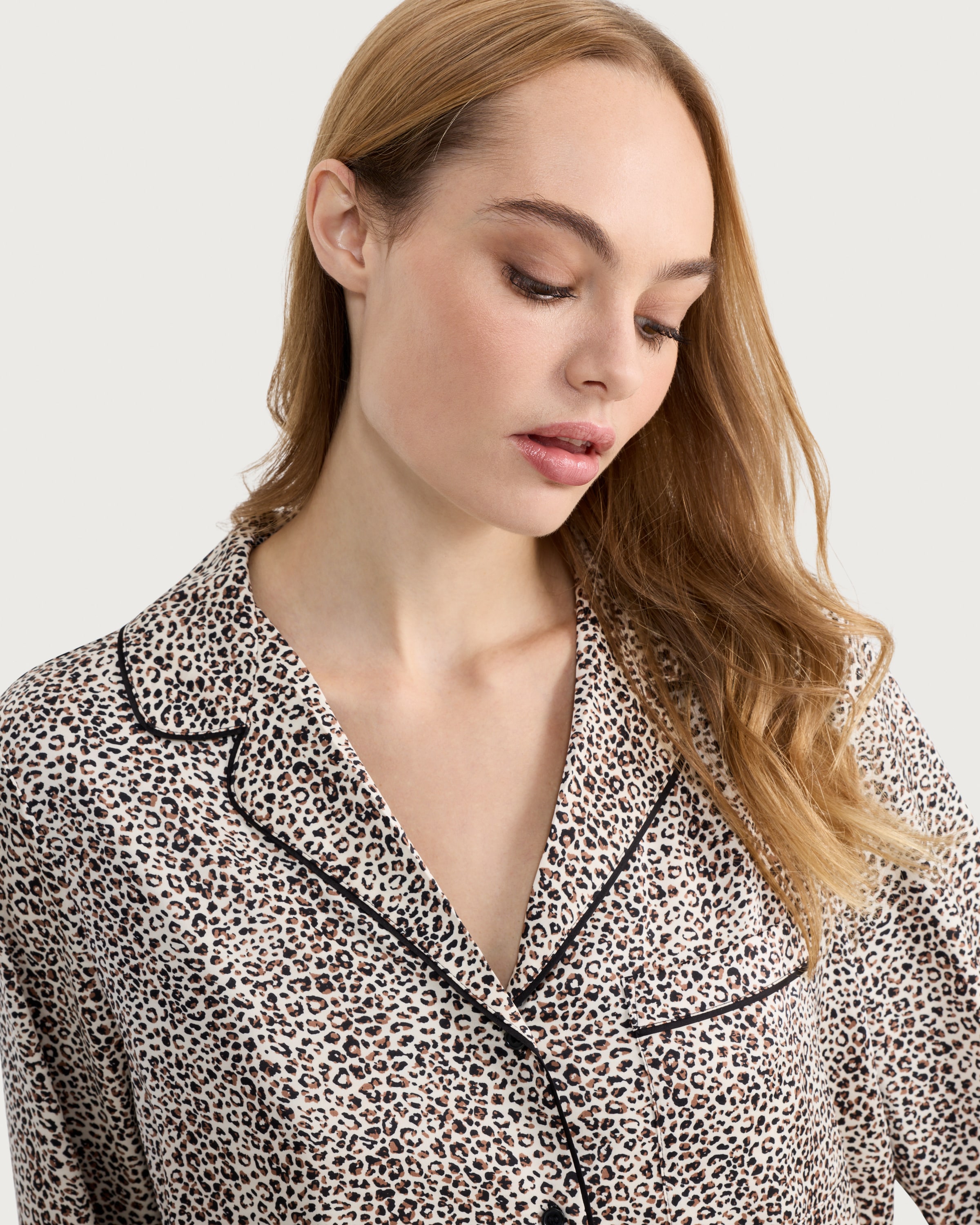 F&F Leopard Print Pyjama Dress in Multi Brown thumbnail 2