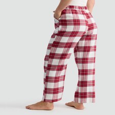 F&F Cotton Blend Check Print Pyjama Bottoms in Multi Red thumbnail 3