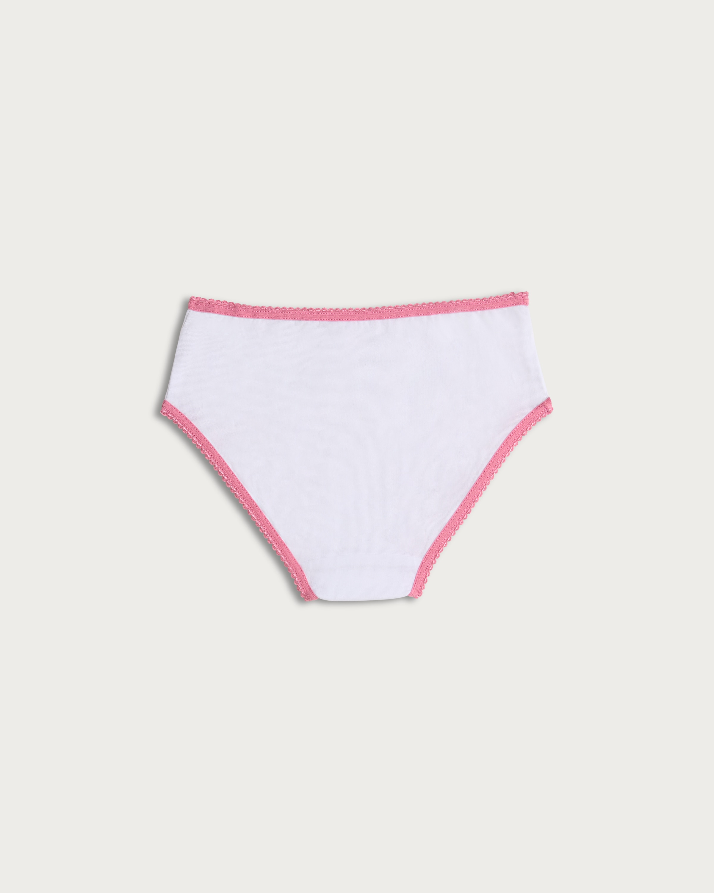 F&F Girls 10-Pack Pure Cotton Contrast Trim Briefs in Multi thumbnail 2